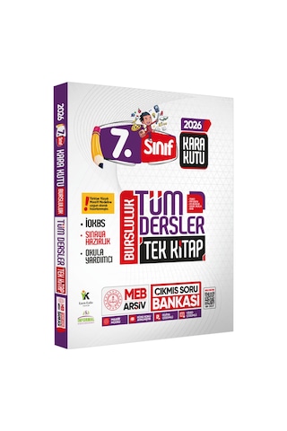 2027 7.sınıf İOKBS BURSLULUK Tüm Dersler Çıkmış Soru Bankası Tek Kitap Yeni Sistem Tamamı Çözümlü