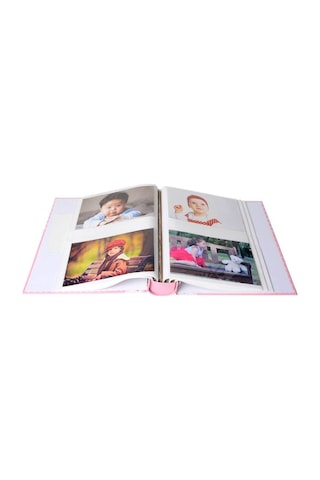 Rabsev Rs031 Bebek Fotoğraf Albümü 10x15 CM 200 Fotoğraf Kapasiteli Kutulu Lüx Bebek Albüm Mavi