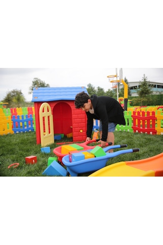 El Arabası Mavi + Kürek Ve Tırmık Hediye Set Mavi