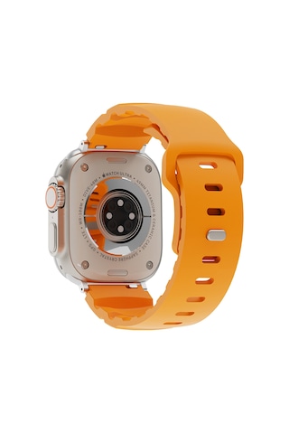 Apple Uyumlu Watch Ultra Kordon Seri 1/2/3/4/5 49mm Kd-143 Silikon Kordon