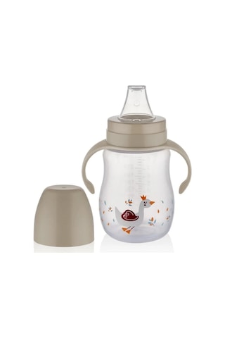Babyjem Damlatmayan Suluk Alıştırma Bardağı 250 ml Vizon