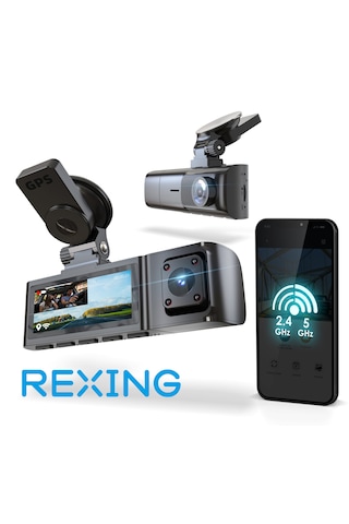 Rexing R316 4k Gps Wi-fi Araç Kamerası + 64gb Sd Kart Ve Acc Kit
