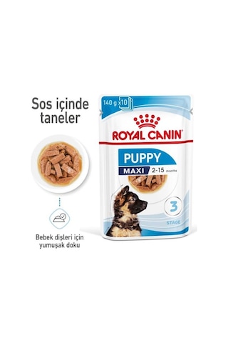 Royal Canin Maxi Puppy Yavru Köpek Maması 10 x 140 G
