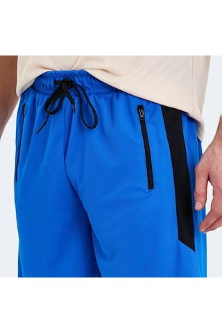 Slazenger RAKESH IN Erkek Cepli Fıtness Saks Mavi Şort