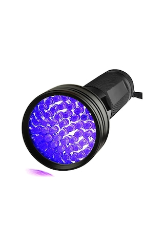 Valkyrie 51 Led Mor Işık Uv El Feneri Ultraviyole Blacklight Siyah