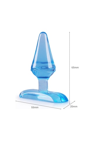 Truva Shop Anal Seks Başlangıca Özel Süper Silikon Anal Plug Tıkaç 7 Cm