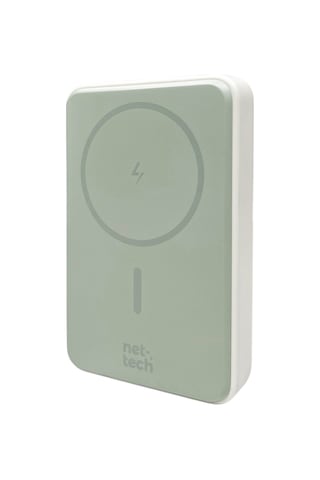 Nt-pw38 15w 10000 Mah Magsafe Taşınabilir Kablosuz Hızlı Şarj Aleti Powerbank - Beyaz