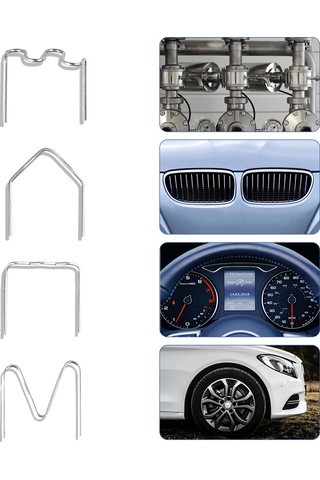 Padalink 0.8mm Küçük Dalga 100 Adet Paslanmaz Çelik Kaynak Çivi, Otomobil Tampon Tamiri İçin Dayanıklı Kaynak Aracı