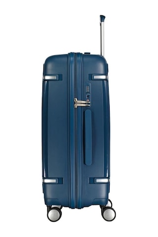 Pierre Cardin Orta Boy %100 Polipropilen Kırılmaz Valiz Petrol 04pc7070 Petrol