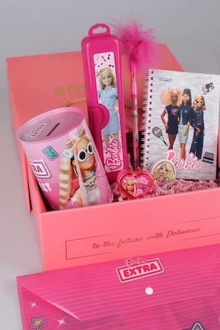 Dekomus Ile Barbie Özel Kutulu Lisanslı Full Okul Seti