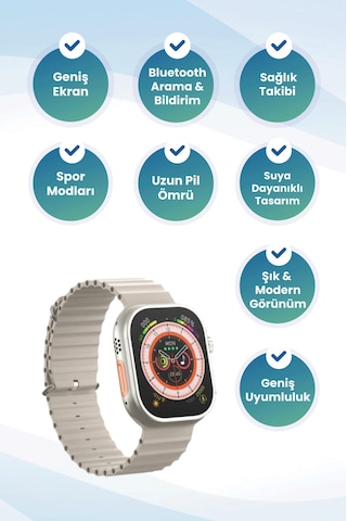 M9 Ultra 2.01" Amoled Ekran Akıllı Saat (İthalatçı Garantili)