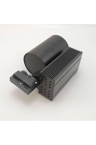 Silindir Siyah Raylı Tasarruflu Led Spot Armatür Lamba 20 Watt