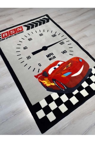 Disney Halı Çocuk Odası Halısı D203Araba 120X180 Cm