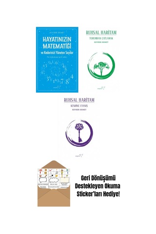 Hayatınızın Matematiği Ve Kaderinizi Yöneten Sayılar + Ruhsal Haritam Tohumdan Çatlamak + Ruhsal Haritam Kendine Uyanış