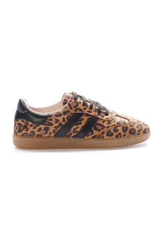 Fast Step Hakiki Deri Kadın Casual Ayakkabı 182za2324 Leopar Kahverengi