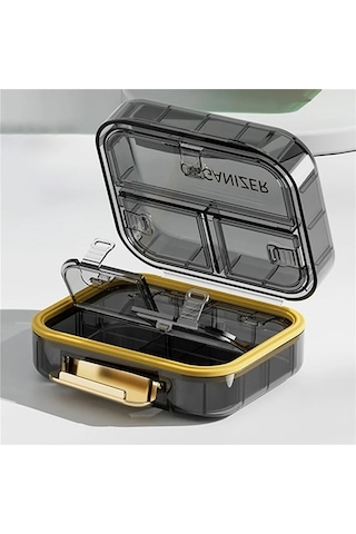 Maoyaya Renkli Kutusu Kutusu İzgaralar İlaç Hap Hap Ev Çok Çapraz Baskı Açık 4 Bm Çok Renkli