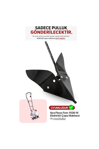 Ikra Flexo Fem 1500 W Elektrikli Çapa Makinesi Pulluğu (Sadece Pulluk Satışıdır)