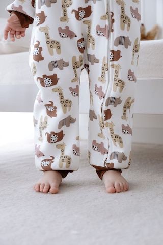 Lilabio Kız Erkek Çocuk %100 Pamuk 1.5 Tog Desenli Uyku Tulumu Animal Çok Renkli