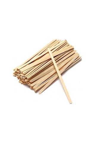 Burpak Tahta Ahşap Bambu Çay Kahve Karıştırıcı Çubuk Kaşık - 11 Cm. - 400 Adetlik 50 Paket - Koli