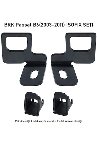 Passat 1998-2013 Model Birebir Uyumlu İsofix Aparatı Ve Plastiği