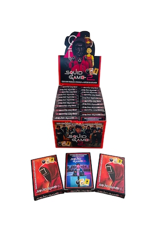 Squid Game 2 Karakter Kartları Stickerlı 24 Kutu 144 Kart