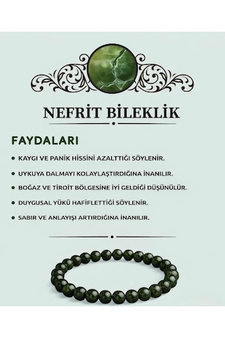 Nefrit Doğaltaş Bileklik Diğer