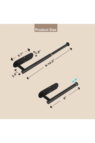 Qingmipy Çelik Şapka Askısı, 2'li Paket, 20-30 Şapka Kapasiteli, Duvar Veya Kapıya Monte Edilebilir, Pratik Ve Dayanıklı Siyah