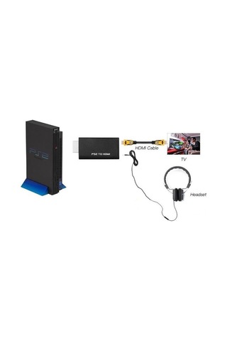 Ps2 To Hdmi Tv Kablosu Çevirici Dönüştürücü Adaptör