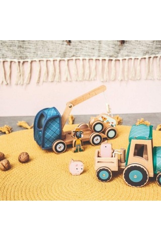 Lilliputiens Ahşap Çekici Kamyonu