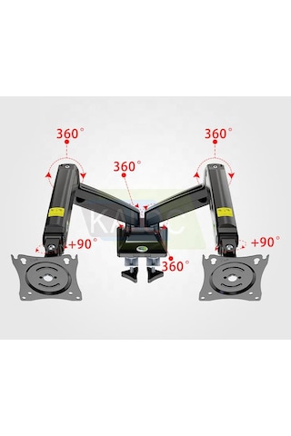 Ds110-2 ''17 -32" Aluminyum Monitör Tutucu Kol Amortisörlü Vesa