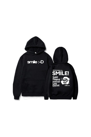 Tarzsokak Siyah Porter Robinson Gülümseme Dünya Turu Hoodies