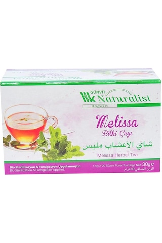 Günvit Naturalist Melisa Bitki Süzen Poşet Çay 20 x 1.5 G