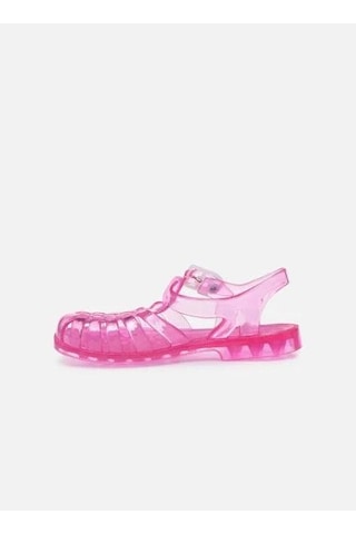 Meduse Sun Rose Paillete - Şeffaf Pembe Kız Çocuk Sandalet