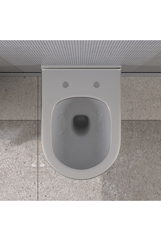 Lucco Garcia 53 CM Asma Klozet İçi Beyaz Dışı Platin