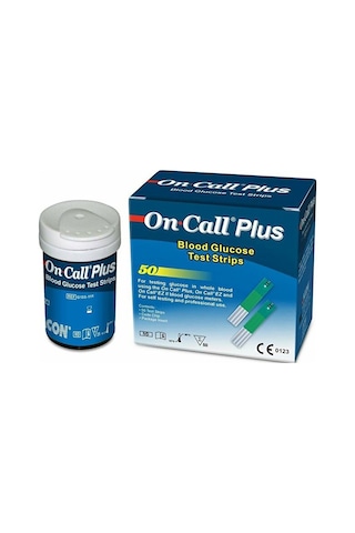 On Call Plus Kan Şeker Ölçüm Çubuğu 50 Adet On Call Plus Kan Şeker Ölçüm Çubuğu 50 Adet