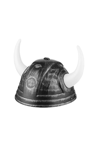 Viking Başlığı Asteriks Başlığı Gümüş Renk Renkli