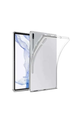 Samsung Galaxy Tab S7 Fe T737 T735 T730 Uyumlu Şeffaf Silikon Tablet Kılıfı Kılıf