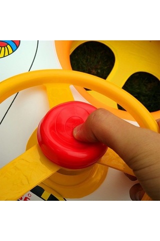 Ganzhoushop Yüzme Yüzme X Teslimatı Su Şişme Şekli Renkli Renk Rastgele Polis Koltuğu, Kalınlaşmış Halkası Direksiyonlu Çok Çocuk Arabası 60cm 60 : Jm Çok Renkli