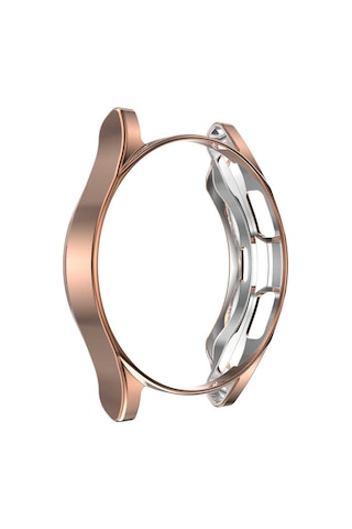 Galaxy Uyumlu Watch 4 Classic 46mm Mkst Watch Gard 02 Koruyucu Silikon - Rose Gold