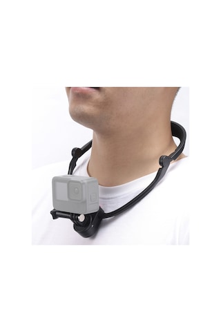 Jeemson Ulanzi Go-quick Iı Abs Hareket Kamera Boyun Tutucu: Manyetik Hızlı Kurulum, Düğme Kilidi, Katlanabilir Masaüstü Stant, Konforlu Solunum Ağı