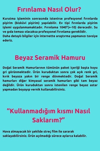 Seramik Hamuru 4000 Gr, 7li Plastik Ebeşuar Modelaj Seti , Kesme Teli-ipi, Guaj, Doğal Kil Çamuru