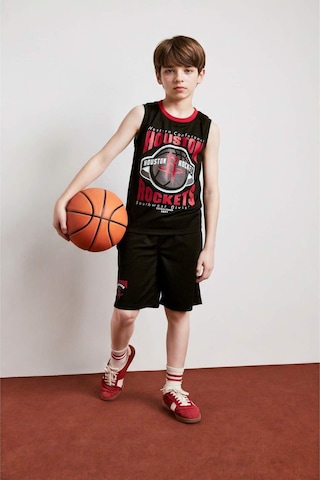 Defacto Nba Houston Rockets Bisiklet Yaka Atlet Erkek Çocuk H2956a826hsbk81 Siyah-bk81