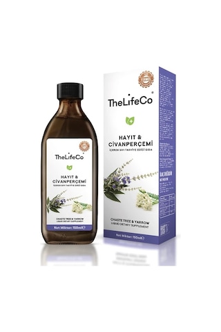 TheLifeCo Hayıt & Civanperçemi Ekstraktı 150 ML