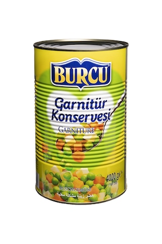 Burcu Garnitür Konservesi 4000 Gr X 2 Adet