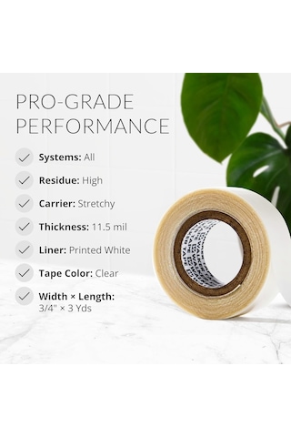 Walker Tape - Ultra Hold Roll Tape - Protez Saç Bandı Rulo 2cm X 2.74m Standart