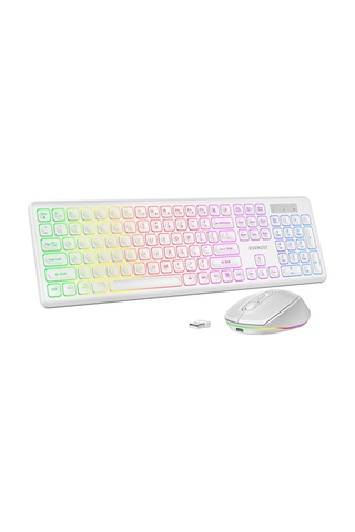 Everest Km-319bt Q Türkçe Rgb Kablosuz Oyuncu Klavye Mouse Seti Diğer