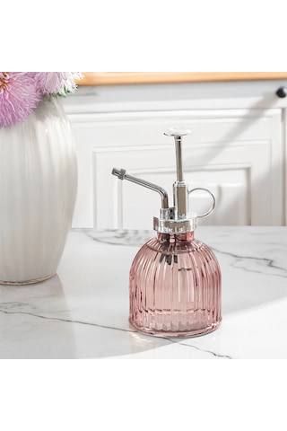 Perotti 15731 Pembe Vintage Cam Bitki Sulama Şişesi Sprey Şişe