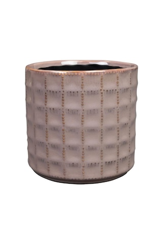 Ter Steege Zahra Seramik Pembe Saksı 14x13cm Diğer