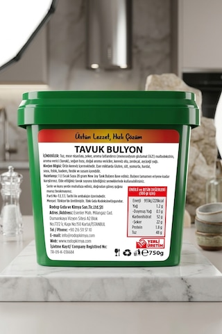 Chefs New Joy Tavuk Bulyon 750 G
