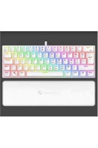 Gameagle Ge2021 Helıos Rgb Kablolu Tr Layout Mekanik Beyaz Oyuncu Klavyesi Kdo